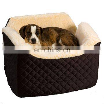 Portable Dog Car Seat Safety Pet Bed Soft Car Seat for Dogs with Harness for  Dogs Travel Carrier