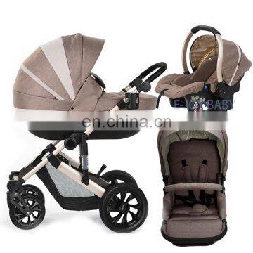 New design West Asia wholesale EN1888 luxury baby stroller 3-in-1 pram stroller with car seat