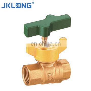 Brass Natural Gas Ball Valve, Female Thread, Butterfly Hand, With Lock