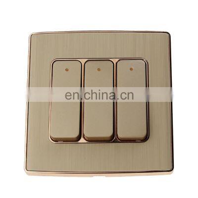 electical 3-Way LED light Switches  Mechanical Touch Feeling Switches Smart APP remote control Switches