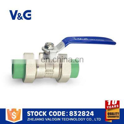Valogin High Quality 90*90 Brass Ball Valve With PPR Pipe photo-5