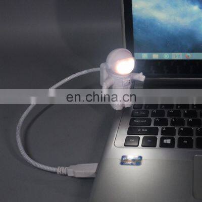 Giftwhole Mini USB Flexible Spaceman Astronaut Night LED Light Bulb for Laptop PC Reading photo-3