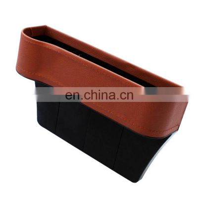 Factory Price Leather Seat Crevice Storage Box Car Seat Gap Storage Box