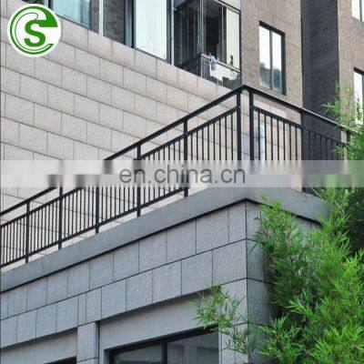 Industry balcony guardrail wrought iron balcony rail