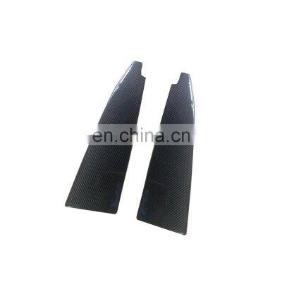 Carbon Fiber Rear Bumper Splitters Aprons Flaps for Mercedes Benz C Class C205 C43 Coupe 2015-2019 photo-2
