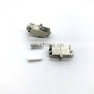 FTTH LC metal duplex Optical Fiber Adapter Single Mode multi mode Duplex Duplex LC Metal fiber adapter