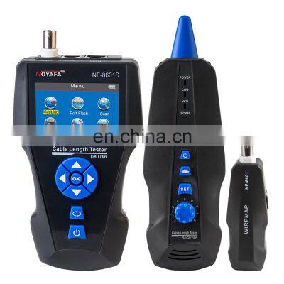 MT-8643 Network Cable Tester TDR Multi-functional LCD Wire Tracker for RJ45 RJ11 BNC Metal Cable PING/POE Cable Length test