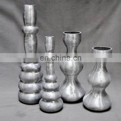 metal antique unique aluminium fancy flower vases