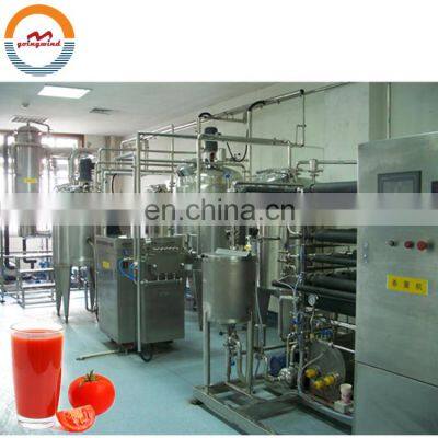 Automatic tomato juice production line tomato juice processing plant factory equipment industrial process machine price for sale