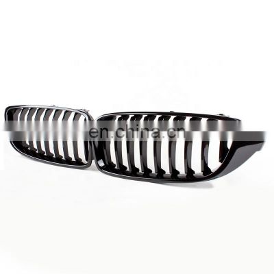 bumper grill for BMW 4 series F32 F33 F36 single slat line glossy black high quality kindly grill for BMW M3 M4 2014-IN