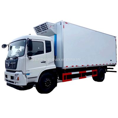 Dongfeng KINGRUN 4x2 4x4 10ton freezer food transport box container truck