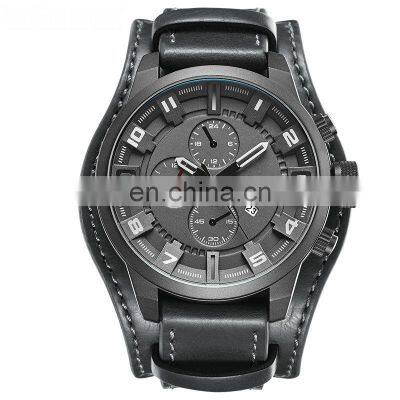 Curren 8225 High Quality Japan Quartz Movement Hand Watch Waterproof Alloy Analog Men's Wrist Watches