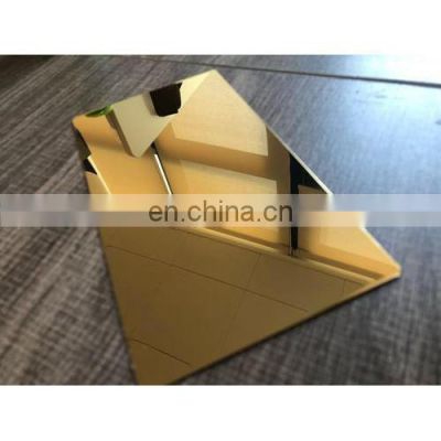 Aisi Decorative 201 304 420 430 Gold Sliver Colored Mirror Stainless Steel Sheet Plate Price