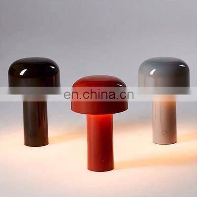 Modern Simple Unique Design Nordic Light Luxury Cute Mushroom Shape LED Night Light Table Lamp