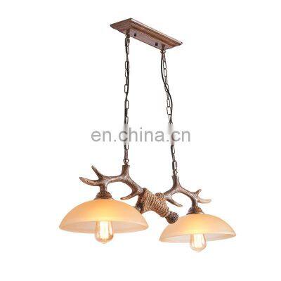 Polyresin/classic resin chandelier Staghorn restaurant retro personality creative decoration restaurant bar table lamp American