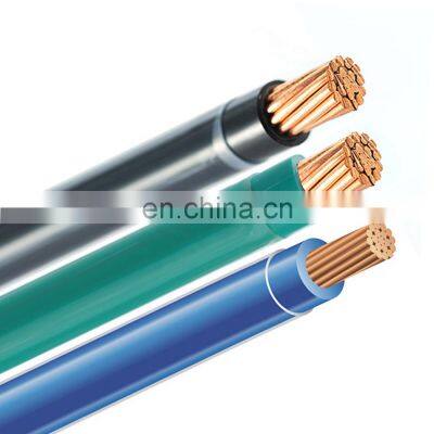 THHN THWN Stranded Copper electric cable thhn wire 150mm2 14 AWG 12 awg 10AWG 600V THHN THWN cables wires