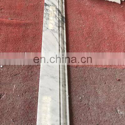 High Quality Statuario White Marble Skirting Tiles