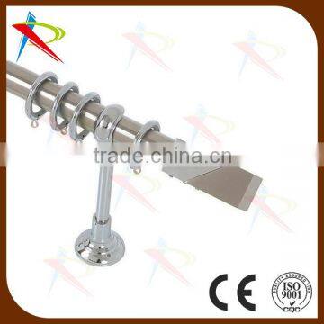 Square nickel mat&chrome curtain finial for curtain rod