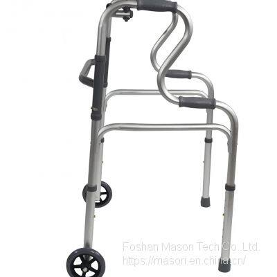 Rollator Walker Folding Lunge Walking Frame Lightweight Aluminium With Wheels photo-5