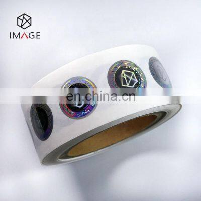 Round Anti-counterfeit Custom Laser Hologram Sticker for Brand Packaging