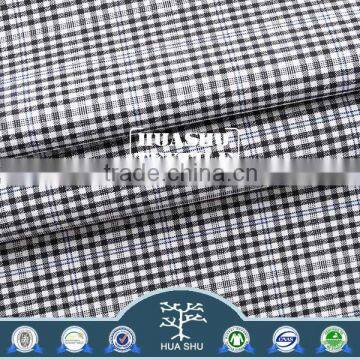 ISO9001 High quality with low price Anti-static grey and white grid suit fabric