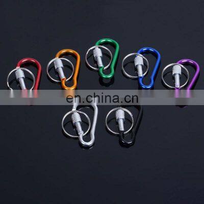 Affordable Snap Black Hooks Metal Custom High Quality Aluminum Carabiner Key Ring Clip