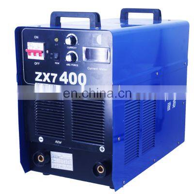 industrial welder ZX7-400 only mosfet 400 amp mma inverter arc iron welding machine