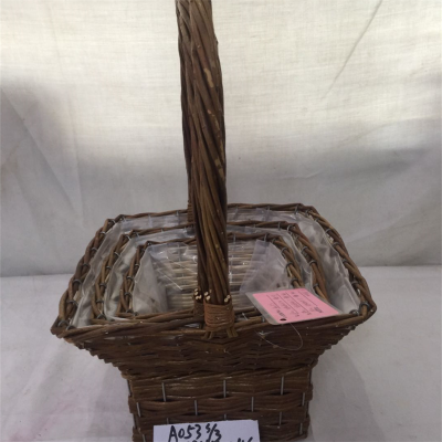 Cheap Large Size Good Quality Willow Basket For Decoration