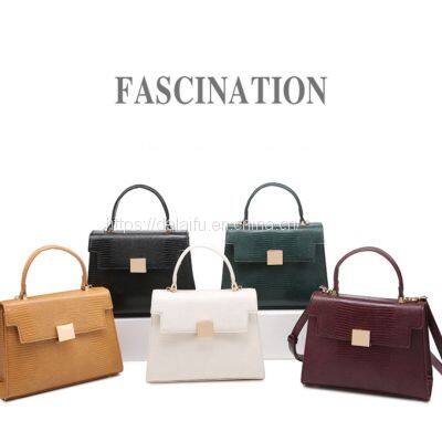Amazon Hot-selling Lizard Print Kelly Bag High Quality Crossbody Handbag