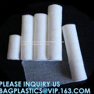 Wound Medical Plaster Bandage Medical Materials & Accessories Roll of Raw Material and Conforming Bandage White 2000 Bags 6m*8cm photo-5