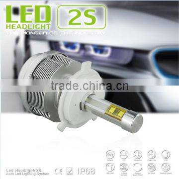 Dual beam headlights 30W H4 LED car headlamp type