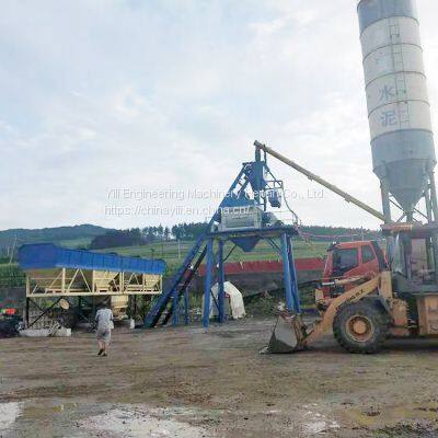 hzs50 small ready mixed concrete batching plant preferential price for sale