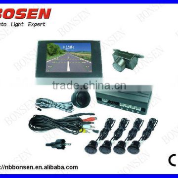 3.5 inch TFT LCD monitor with human voice video parking sensor system