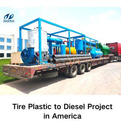 Waste Motor/engine Oil/ Pyrolysis /crude Oil to High Quality diesel Distillation Refinery Plant