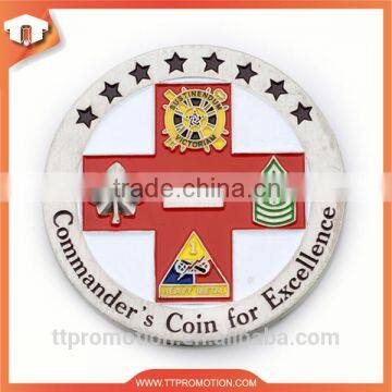 2015 custom high quality silver euro coin