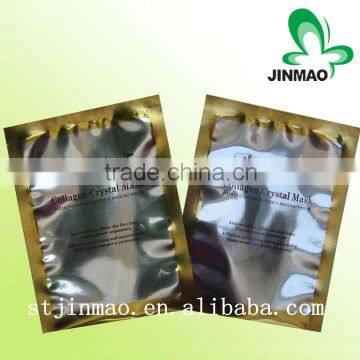 Custom transparent soft cosmetic package bags with printing