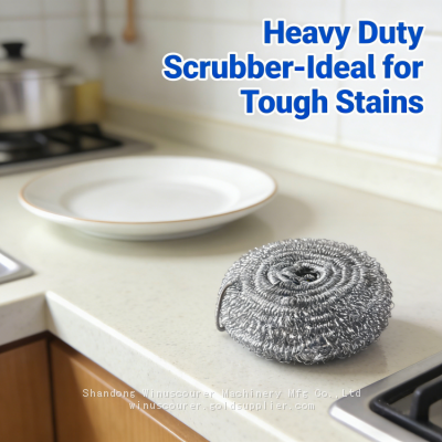 Wholesale 3 Packing Stainless Steel Scourer Pot Clean Scrubber Ball photo-5