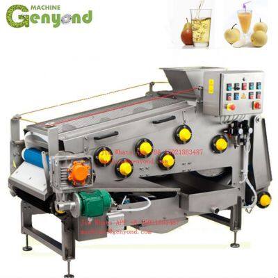 Bestseller Obstsaftverarbeitungsanlage Granatapfelsaftverarbeitungsmaschinen zum Verkauf Bandsiebpresse für Saft