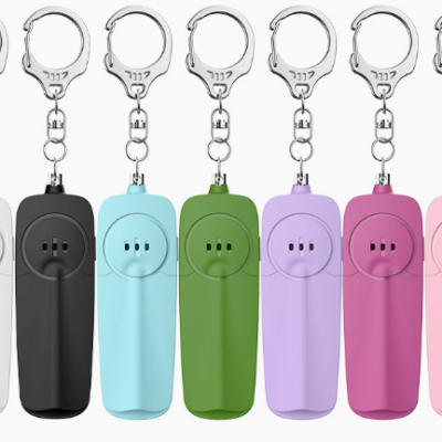 Self-Defense and Anti-Rape Device / Flashlight Keychain Personal Alarm for Outdoor Use(wechat:13510231336)