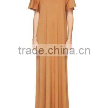 2015 China Manufacturer Ladies Casual Wool Long Gown Quality Choice photo-2