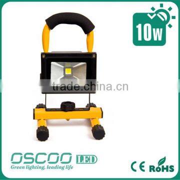 Portable 10W Rechargeable COB Flood Light Spot Work Camping Fishing USB Lamp