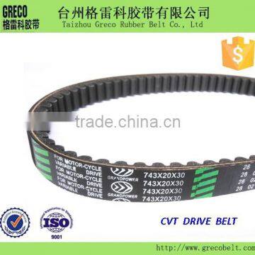 Long Service Life Cogged Motorcycle Belts