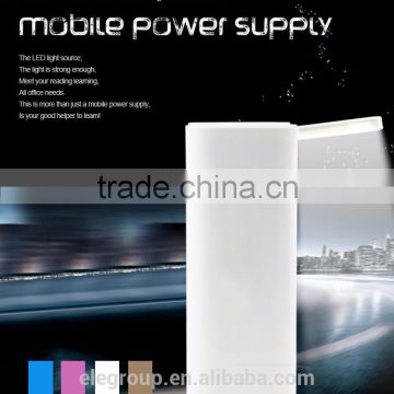 High capacity 10400mAH power bank with led light/double usb port/li-ion batteries