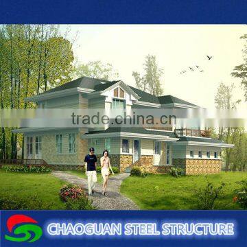 Environmental and fireproof best selling prefabricated villa,nice and beautiful design modern villa home