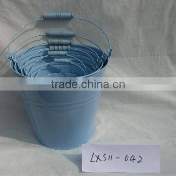 Blue Bucket With One Handle photo-3