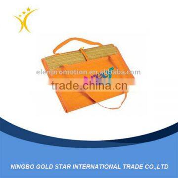 Hammock pp straw foldable beach mat with pillow