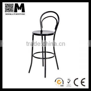 Black metal wholesale dining chair