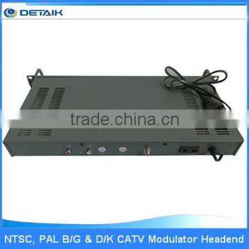 JM-4600 Agile CATV Modulator / catv / 1 channel headend SAW Filtered TV Modulator Electronics for Telecommunications