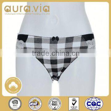 Professional Factory Supply sexy top-selling women grid underwear