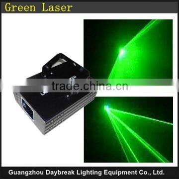 Single color green laser light Laser scanning